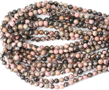 60PCS 6mm Natural Yellow Lemon Jade Gemstone Round Loose Beads for Jewelry Making DIY Findings 1 Strand 15"
