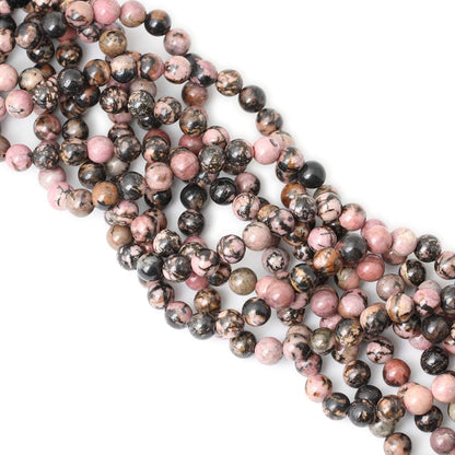 60PCS 6mm Natural Yellow Lemon Jade Gemstone Round Loose Beads for Jewelry Making DIY Findings 1 Strand 15"