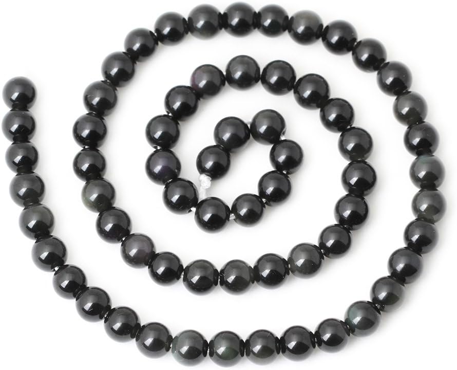 60PCS 6mm Natural Yellow Lemon Jade Gemstone Round Loose Beads for Jewelry Making DIY Findings 1 Strand 15"