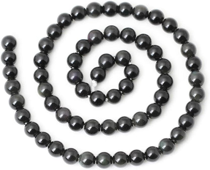 60PCS 6mm Natural Yellow Lemon Jade Gemstone Round Loose Beads for Jewelry Making DIY Findings 1 Strand 15"