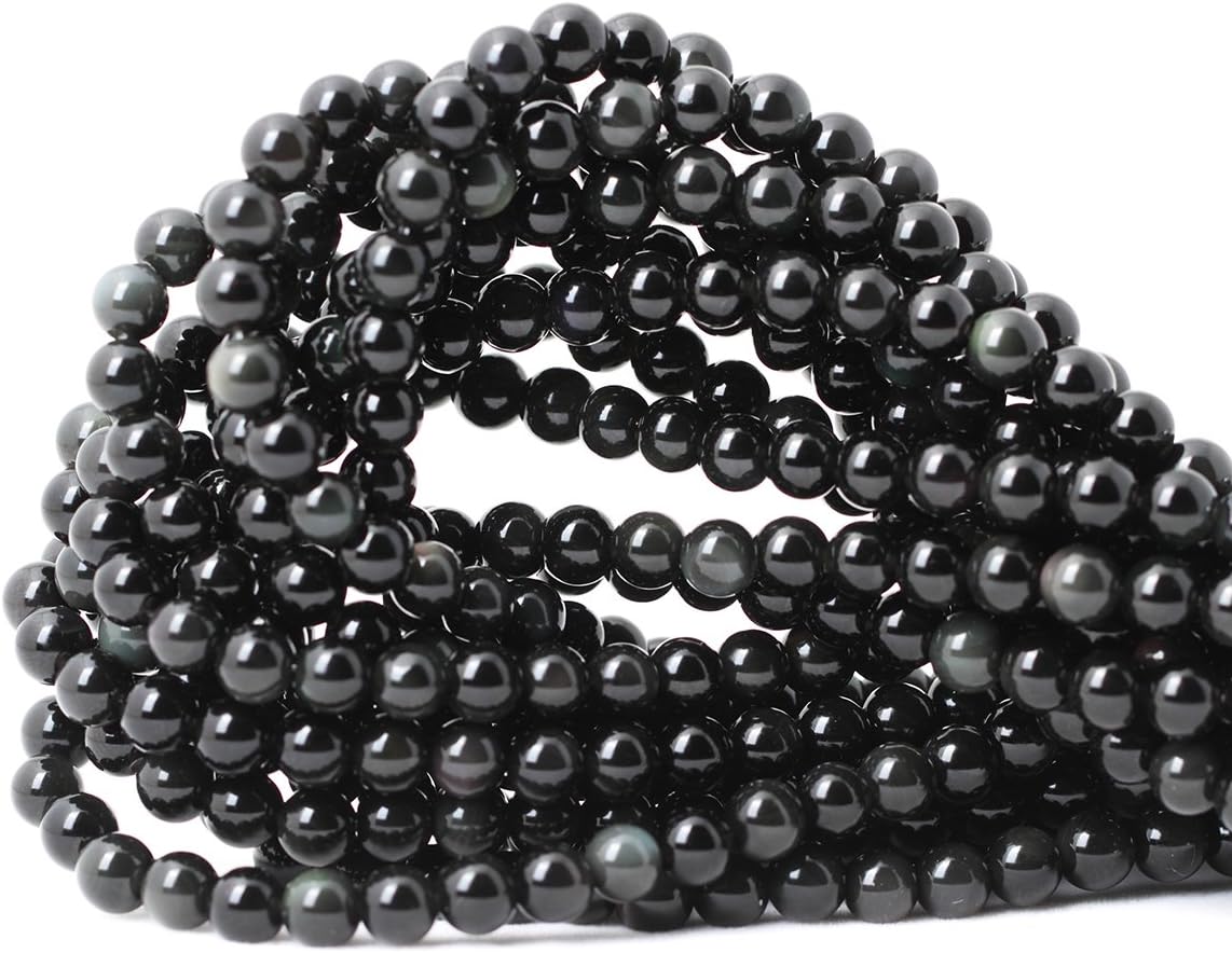60PCS 6mm Natural Yellow Lemon Jade Gemstone Round Loose Beads for Jewelry Making DIY Findings 1 Strand 15"