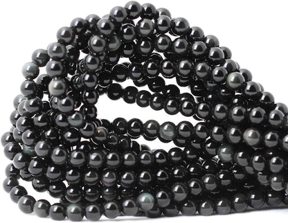 60PCS 6mm Natural Yellow Lemon Jade Gemstone Round Loose Beads for Jewelry Making DIY Findings 1 Strand 15"