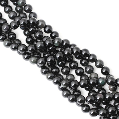 60PCS 6mm Natural Yellow Lemon Jade Gemstone Round Loose Beads for Jewelry Making DIY Findings 1 Strand 15"