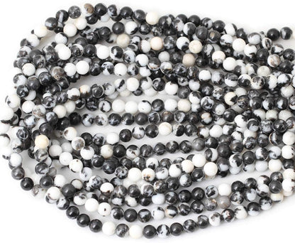 60PCS 6mm Natural Yellow Lemon Jade Gemstone Round Loose Beads for Jewelry Making DIY Findings 1 Strand 15"