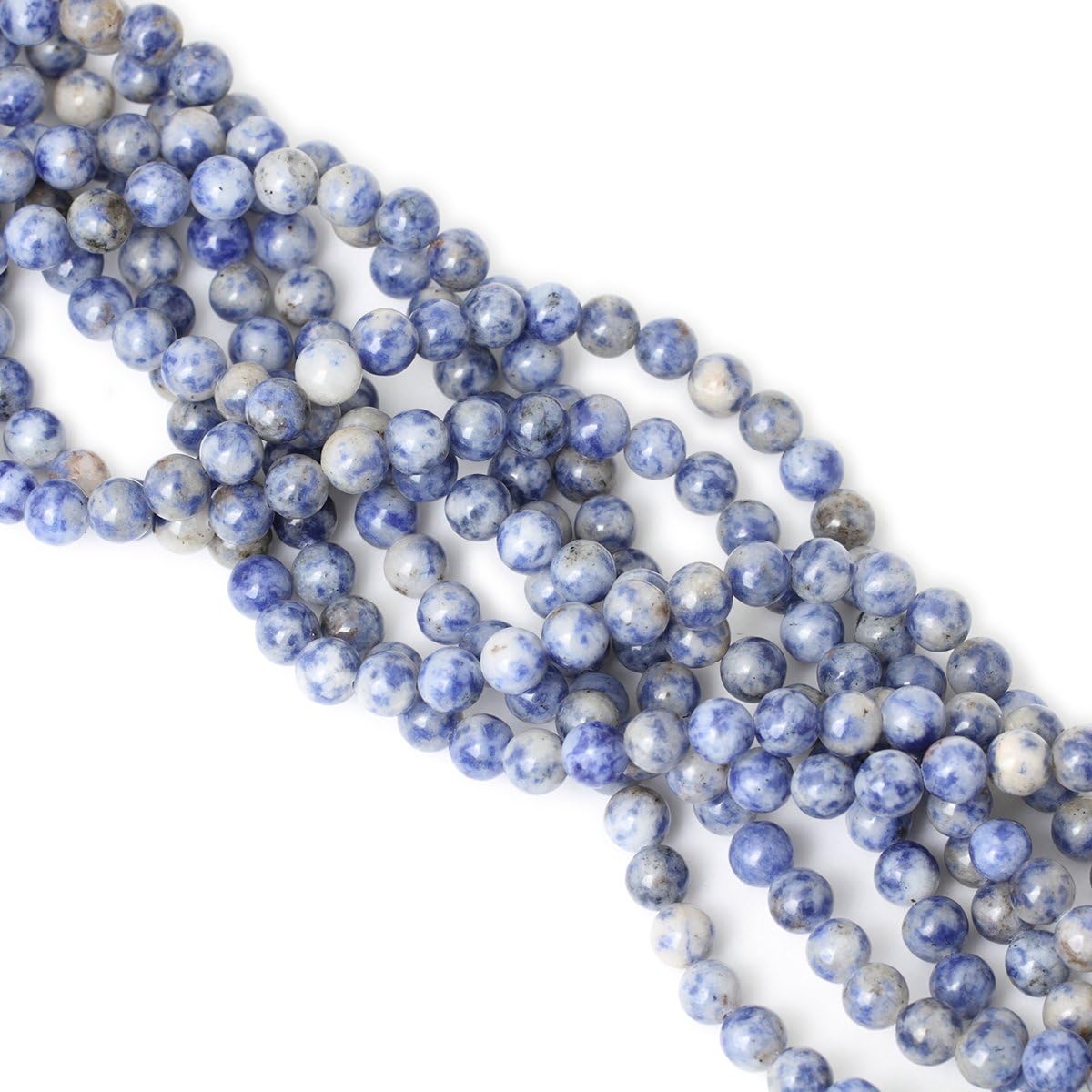 60PCS 6mm Natural Yellow Lemon Jade Gemstone Round Loose Beads for Jewelry Making DIY Findings 1 Strand 15"