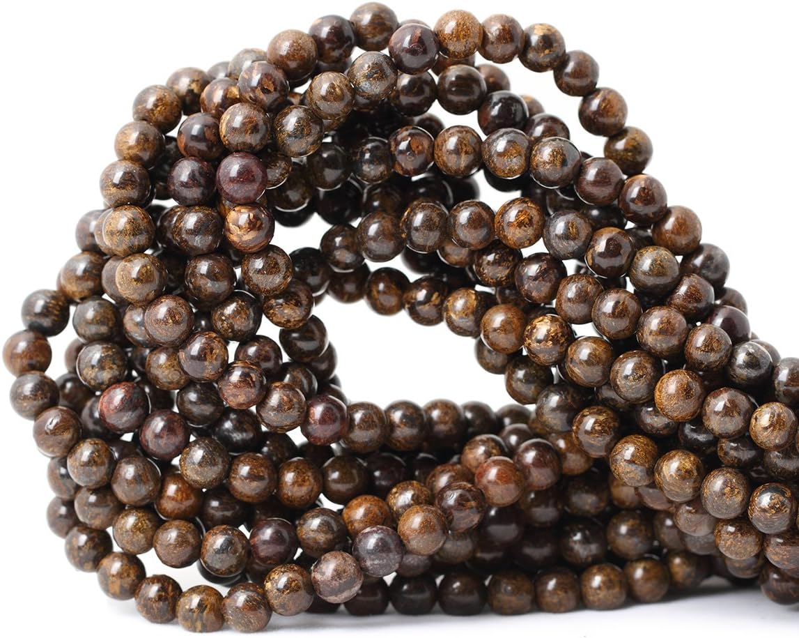 60PCS 6mm Natural Yellow Lemon Jade Gemstone Round Loose Beads for Jewelry Making DIY Findings 1 Strand 15"