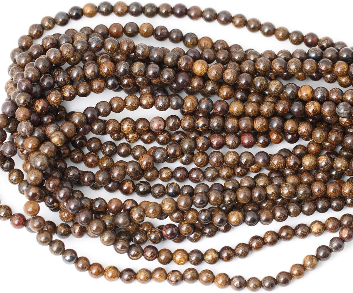 60PCS 6mm Natural Yellow Lemon Jade Gemstone Round Loose Beads for Jewelry Making DIY Findings 1 Strand 15"