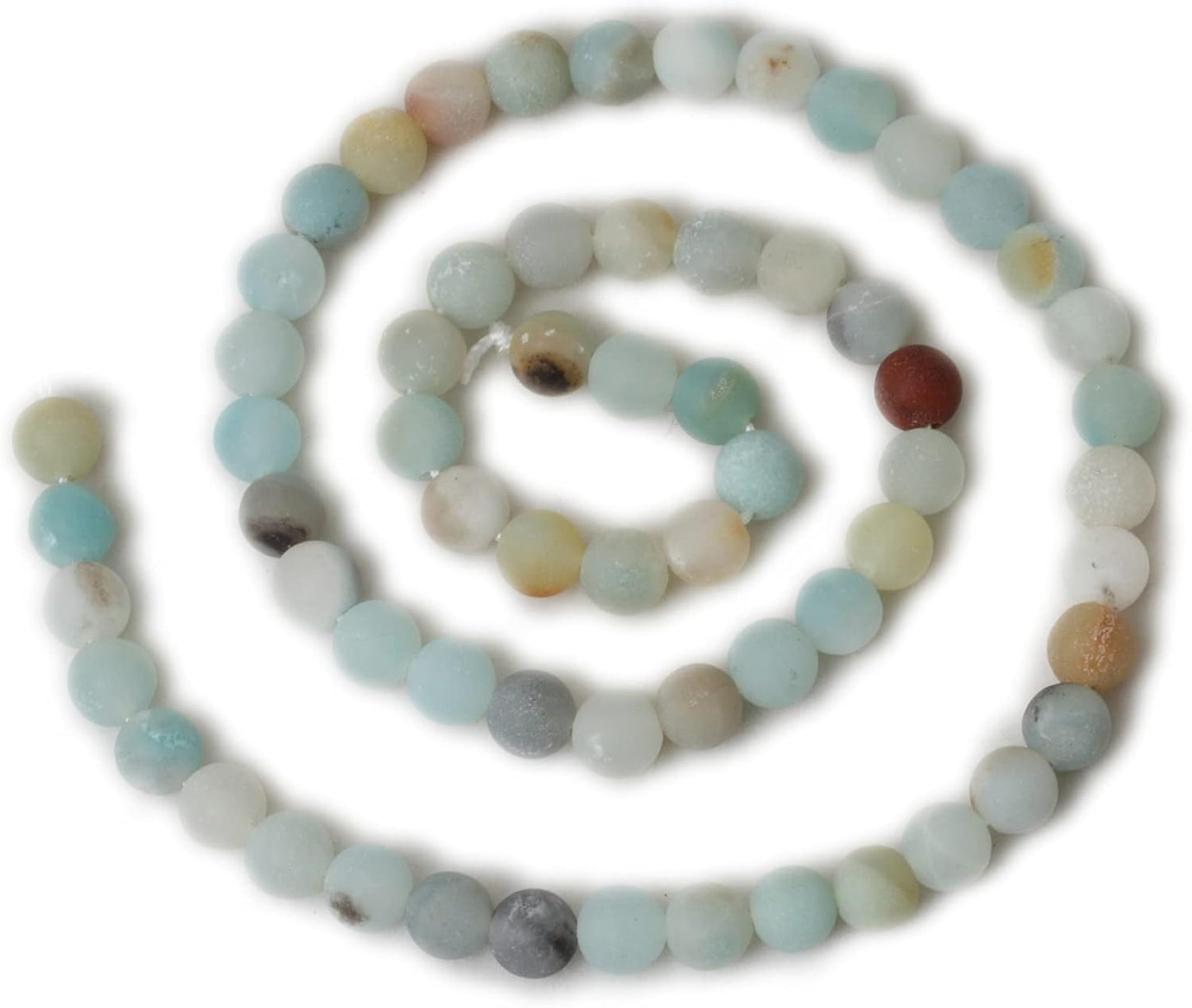 60PCS 6mm Natural Yellow Lemon Jade Gemstone Round Loose Beads for Jewelry Making DIY Findings 1 Strand 15"