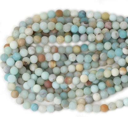 60PCS 6mm Natural Yellow Lemon Jade Gemstone Round Loose Beads for Jewelry Making DIY Findings 1 Strand 15"