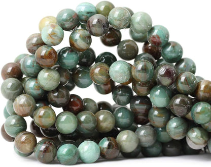60PCS 6mm Natural Yellow Lemon Jade Gemstone Round Loose Beads for Jewelry Making DIY Findings 1 Strand 15"