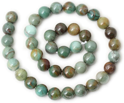 60PCS 6mm Natural Yellow Lemon Jade Gemstone Round Loose Beads for Jewelry Making DIY Findings 1 Strand 15"