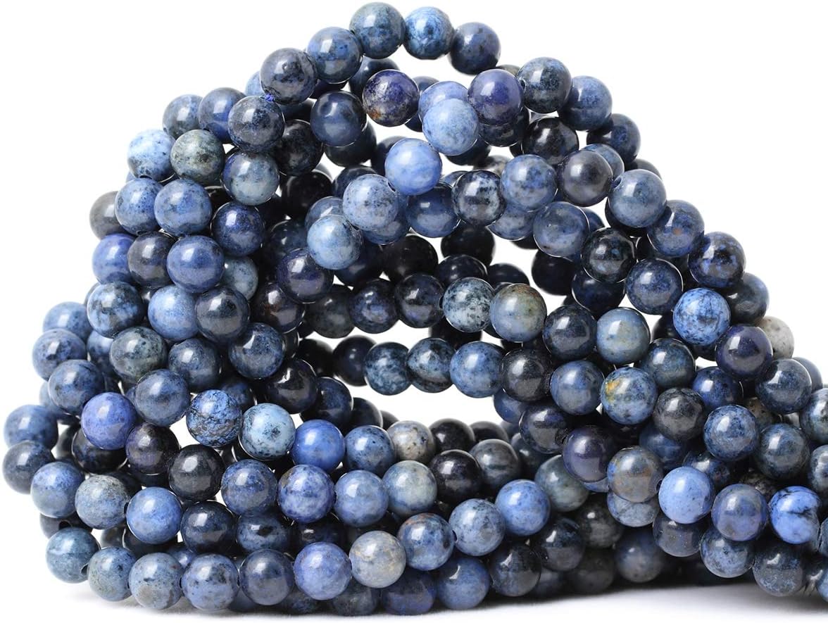 60PCS 6mm Natural Yellow Lemon Jade Gemstone Round Loose Beads for Jewelry Making DIY Findings 1 Strand 15"