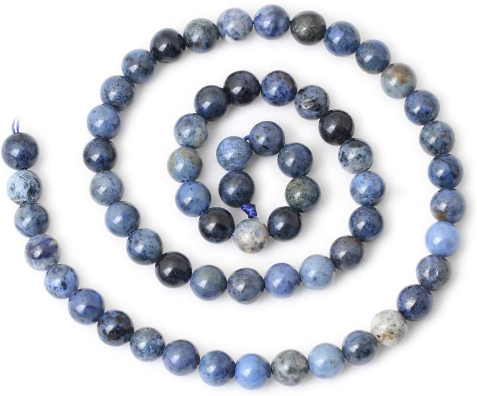 60PCS 6mm Natural Yellow Lemon Jade Gemstone Round Loose Beads for Jewelry Making DIY Findings 1 Strand 15"