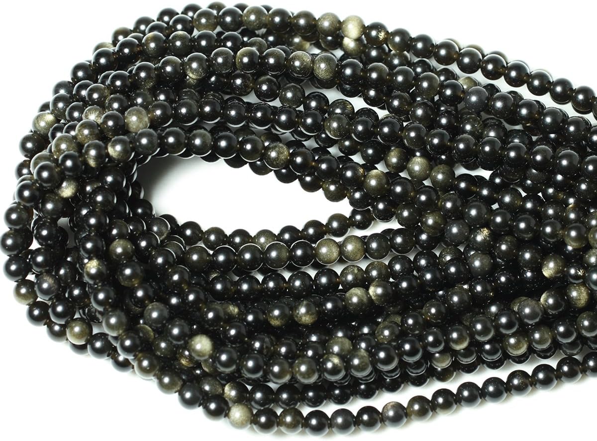 60PCS 6mm Natural Yellow Lemon Jade Gemstone Round Loose Beads for Jewelry Making DIY Findings 1 Strand 15"