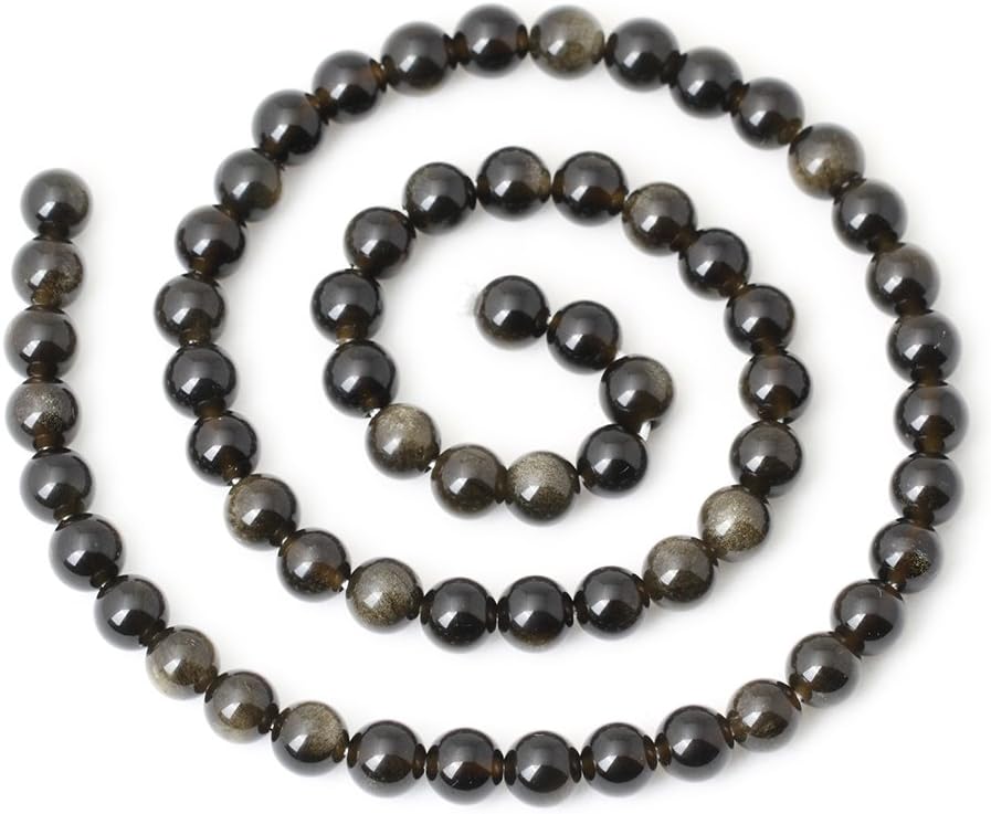 60PCS 6mm Natural Yellow Lemon Jade Gemstone Round Loose Beads for Jewelry Making DIY Findings 1 Strand 15"