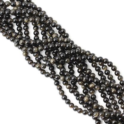60PCS 6mm Natural Yellow Lemon Jade Gemstone Round Loose Beads for Jewelry Making DIY Findings 1 Strand 15"
