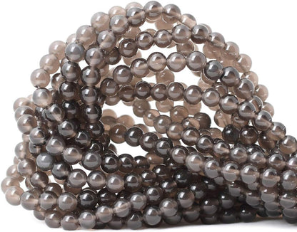 60PCS 6mm Natural Yellow Lemon Jade Gemstone Round Loose Beads for Jewelry Making DIY Findings 1 Strand 15"