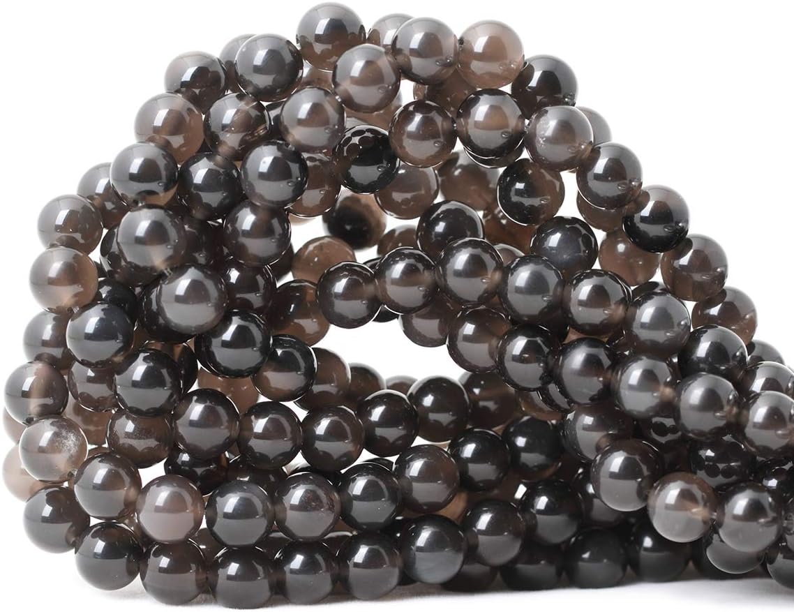 60PCS 6mm Natural Yellow Lemon Jade Gemstone Round Loose Beads for Jewelry Making DIY Findings 1 Strand 15"