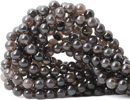 60PCS 6mm Natural Yellow Lemon Jade Gemstone Round Loose Beads for Jewelry Making DIY Findings 1 Strand 15"