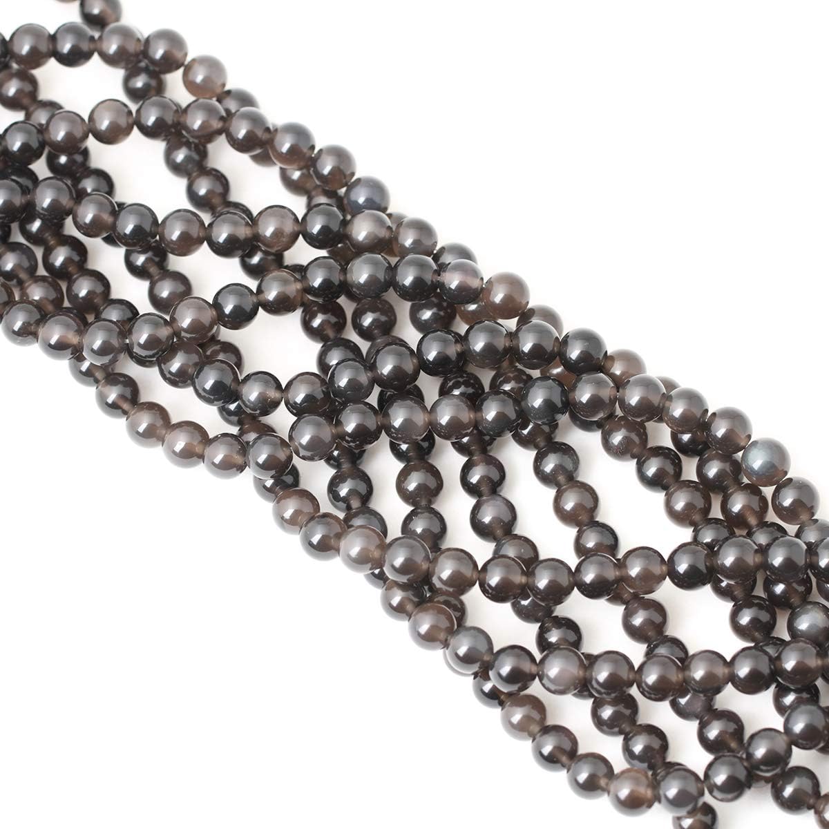60PCS 6mm Natural Yellow Lemon Jade Gemstone Round Loose Beads for Jewelry Making DIY Findings 1 Strand 15"