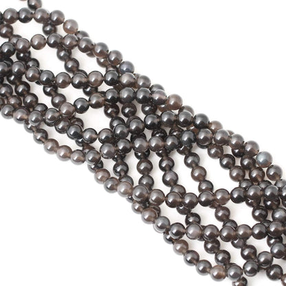 60PCS 6mm Natural Yellow Lemon Jade Gemstone Round Loose Beads for Jewelry Making DIY Findings 1 Strand 15"