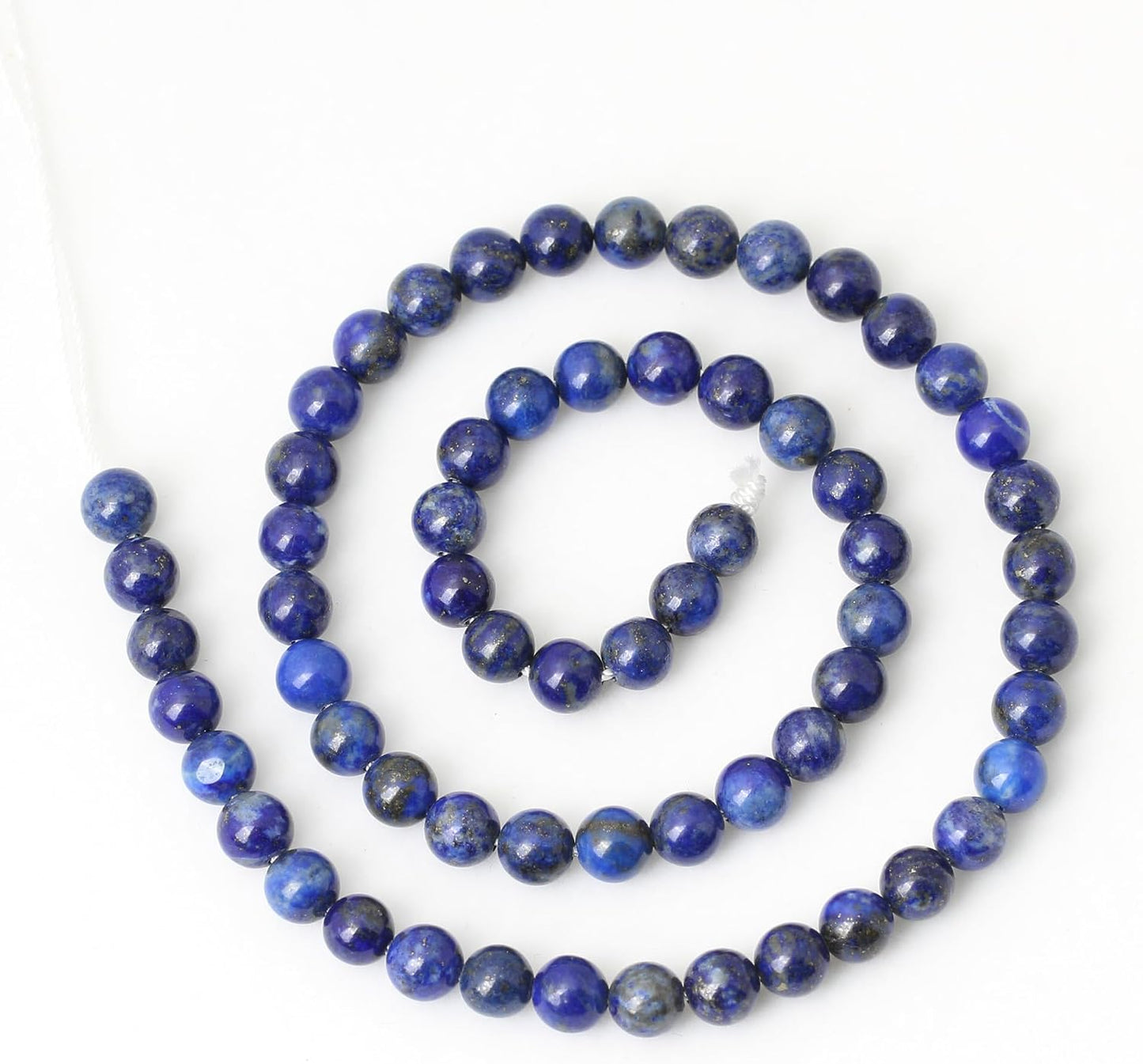 60PCS 6mm Natural Yellow Lemon Jade Gemstone Round Loose Beads for Jewelry Making DIY Findings 1 Strand 15"