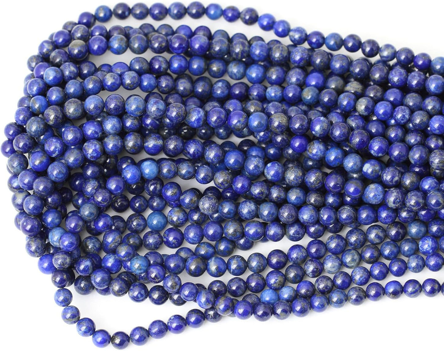 60PCS 6mm Natural Yellow Lemon Jade Gemstone Round Loose Beads for Jewelry Making DIY Findings 1 Strand 15"