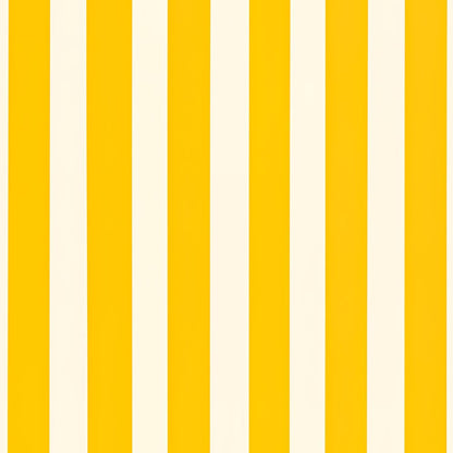 Peel and Stick Wallpaper Yellow White Striped Vertical Stripes Wall Mural 17.7"x118" Self Adhesive Removable Contact Paper Renter Friendly Wallpaper for Kitchen Bedroom