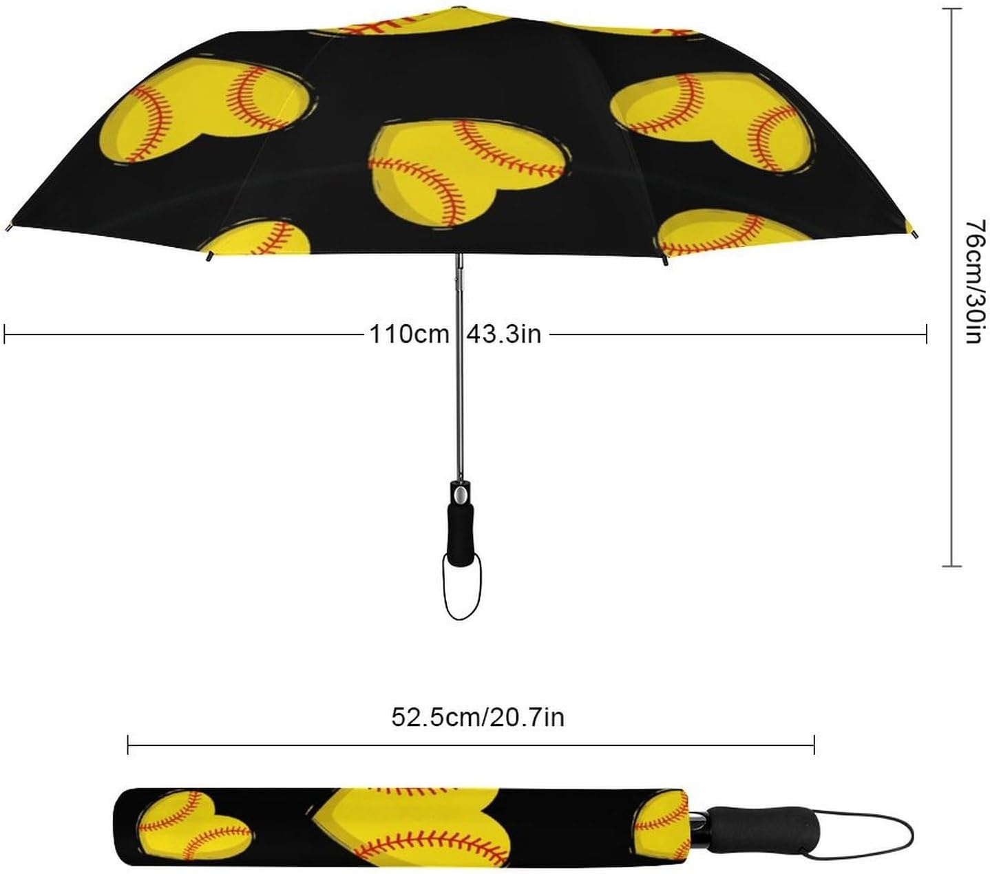 Folding Umbrella Auto Open Close 3 Fold Travel Umbrella Purple Cartoon Animal Windproof Sun Protection Compact Portable for Rain UV Defense