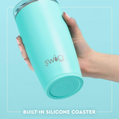 32oz Insulated Tumbler with Lid, Lemon Meringue | Triple Insulated Stainless Steel - Lid Included - Keeps Drinks Cold or Hot - Cup Holder Friendly - Dishwasher Safe