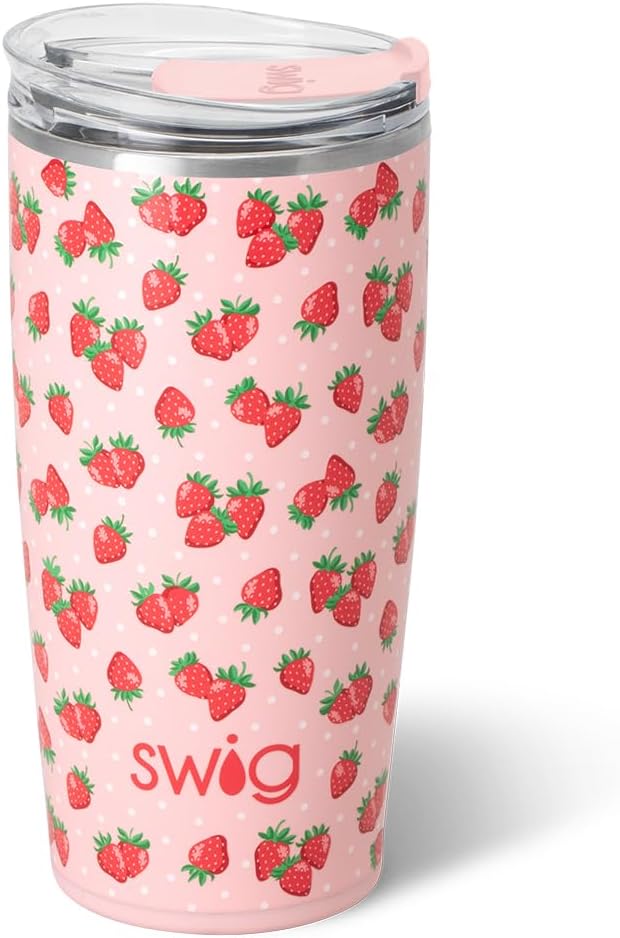 32oz Insulated Tumbler with Lid, Lemon Meringue | Triple Insulated Stainless Steel - Lid Included - Keeps Drinks Cold or Hot - Cup Holder Friendly - Dishwasher Safe