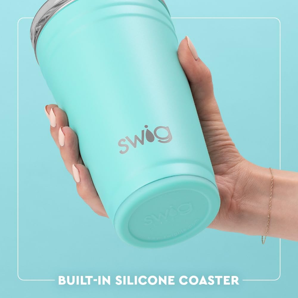 32oz Insulated Tumbler with Lid, Lemon Meringue | Triple Insulated Stainless Steel - Lid Included - Keeps Drinks Cold or Hot - Cup Holder Friendly - Dishwasher Safe