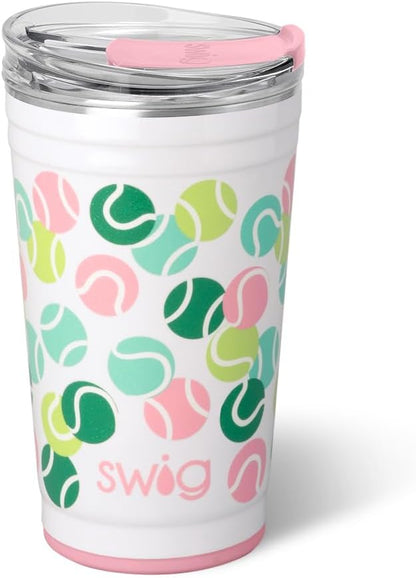 32oz Insulated Tumbler with Lid, Lemon Meringue | Triple Insulated Stainless Steel - Lid Included - Keeps Drinks Cold or Hot - Cup Holder Friendly - Dishwasher Safe