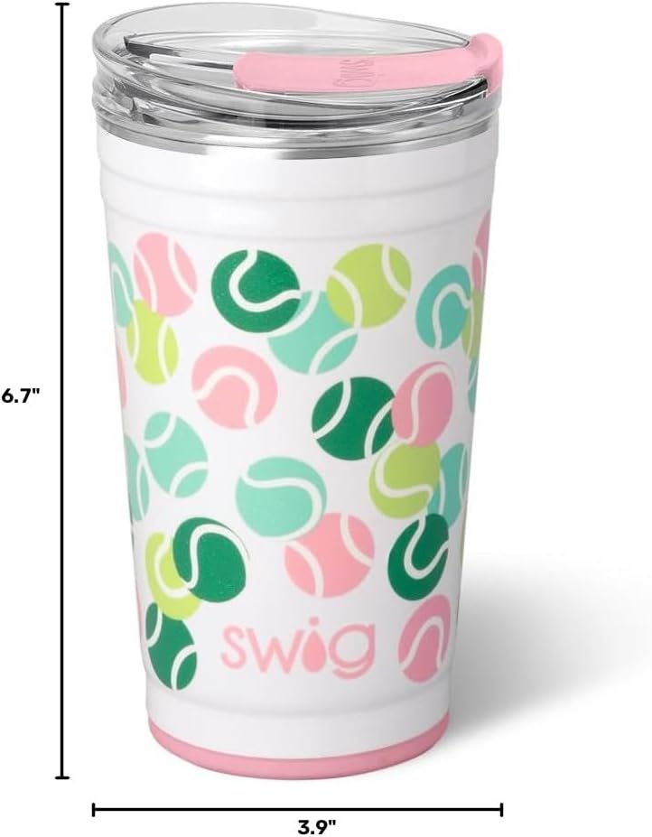 32oz Insulated Tumbler with Lid, Lemon Meringue | Triple Insulated Stainless Steel - Lid Included - Keeps Drinks Cold or Hot - Cup Holder Friendly - Dishwasher Safe