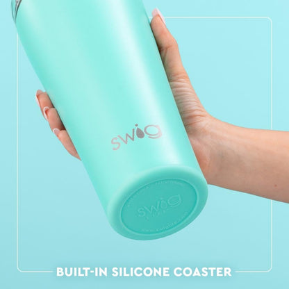 32oz Insulated Tumbler with Lid, Lemon Meringue | Triple Insulated Stainless Steel - Lid Included - Keeps Drinks Cold or Hot - Cup Holder Friendly - Dishwasher Safe