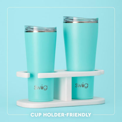 32oz Insulated Tumbler with Lid, Lemon Meringue | Triple Insulated Stainless Steel - Lid Included - Keeps Drinks Cold or Hot - Cup Holder Friendly - Dishwasher Safe