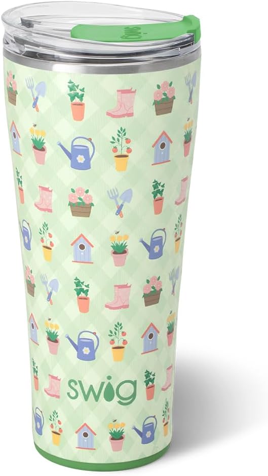 32oz Insulated Tumbler with Lid, Lemon Meringue | Triple Insulated Stainless Steel - Lid Included - Keeps Drinks Cold or Hot - Cup Holder Friendly - Dishwasher Safe