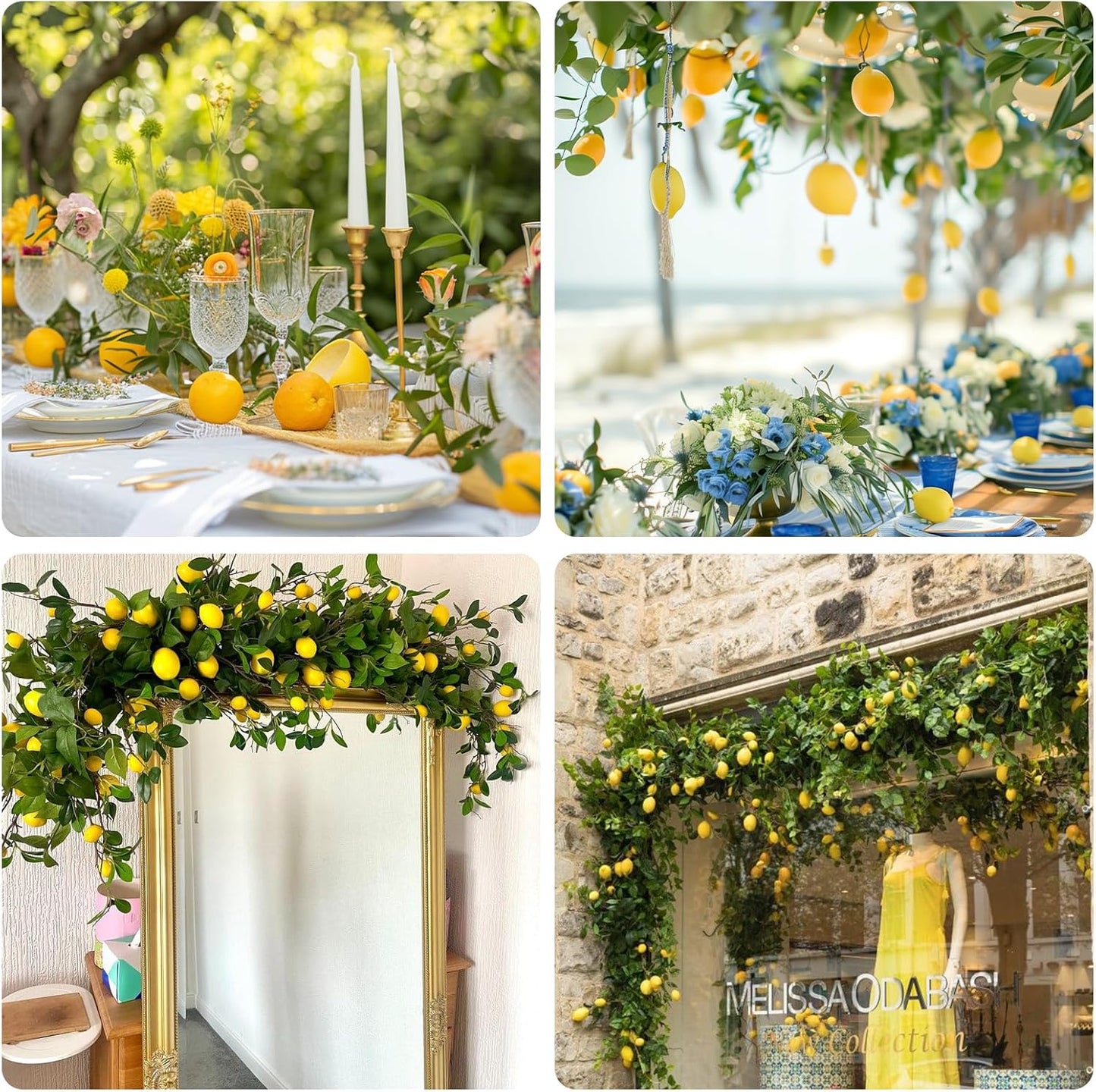 12PCS Artificial Lemons – Lifelike Fake Yellow Lemons for Kitchen Decor, Fruit Bowl, Lemonade Party, Photo Props & Summer Table Decorations – Realistic Faux Fruit for Home & Events