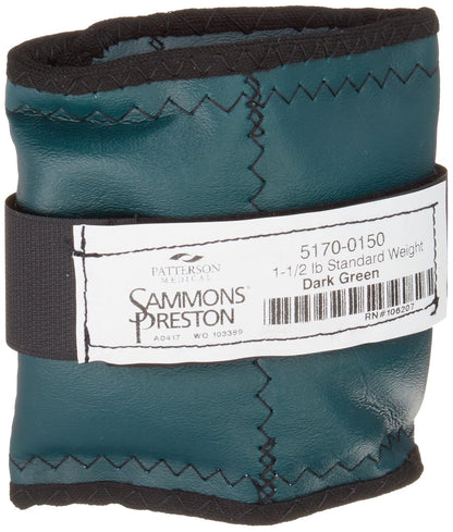 44064 Cuff Weight, 7 lb, Yellow, 2 Velcro Strap & D-Ring Closure, Grommet for Easy Hanging, Lead Free Steel Ankle & Wrist Weights, For Strength Building & Injury Rehab, Sold Individually
