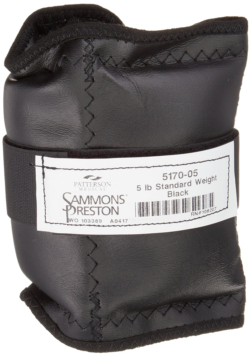 44064 Cuff Weight, 7 lb, Yellow, 2 Velcro Strap & D-Ring Closure, Grommet for Easy Hanging, Lead Free Steel Ankle & Wrist Weights, For Strength Building & Injury Rehab, Sold Individually