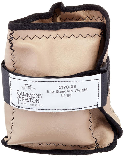44064 Cuff Weight, 7 lb, Yellow, 2 Velcro Strap & D-Ring Closure, Grommet for Easy Hanging, Lead Free Steel Ankle & Wrist Weights, For Strength Building & Injury Rehab, Sold Individually