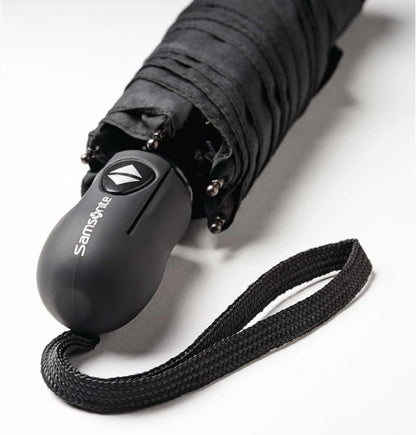 Compact Auto Open/Close Umbrella, Black, One Size