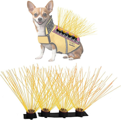 Coyotewhiskers Protective Nylon Dog Harness Bristles, Yellow | Nylon Bristles for or Spikevest Help Deter Coyotes, Aggressive Dogs and Birds of Prey Dog Accessory Made in USA