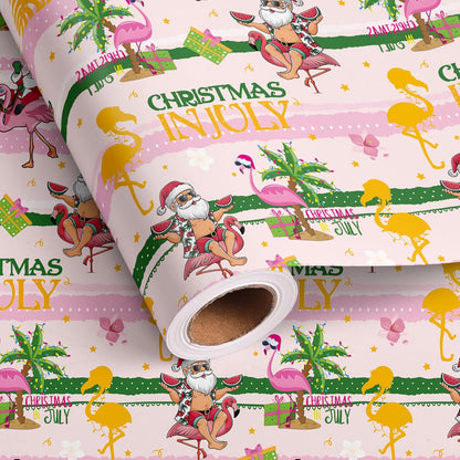 Lemon Wrapping Paper Roll - Yellow Lemon Leaves Floral Gift Wrap Design for Birthday Spring Summer Party Wedding Bridal Shower Total 28.5 sq.ft