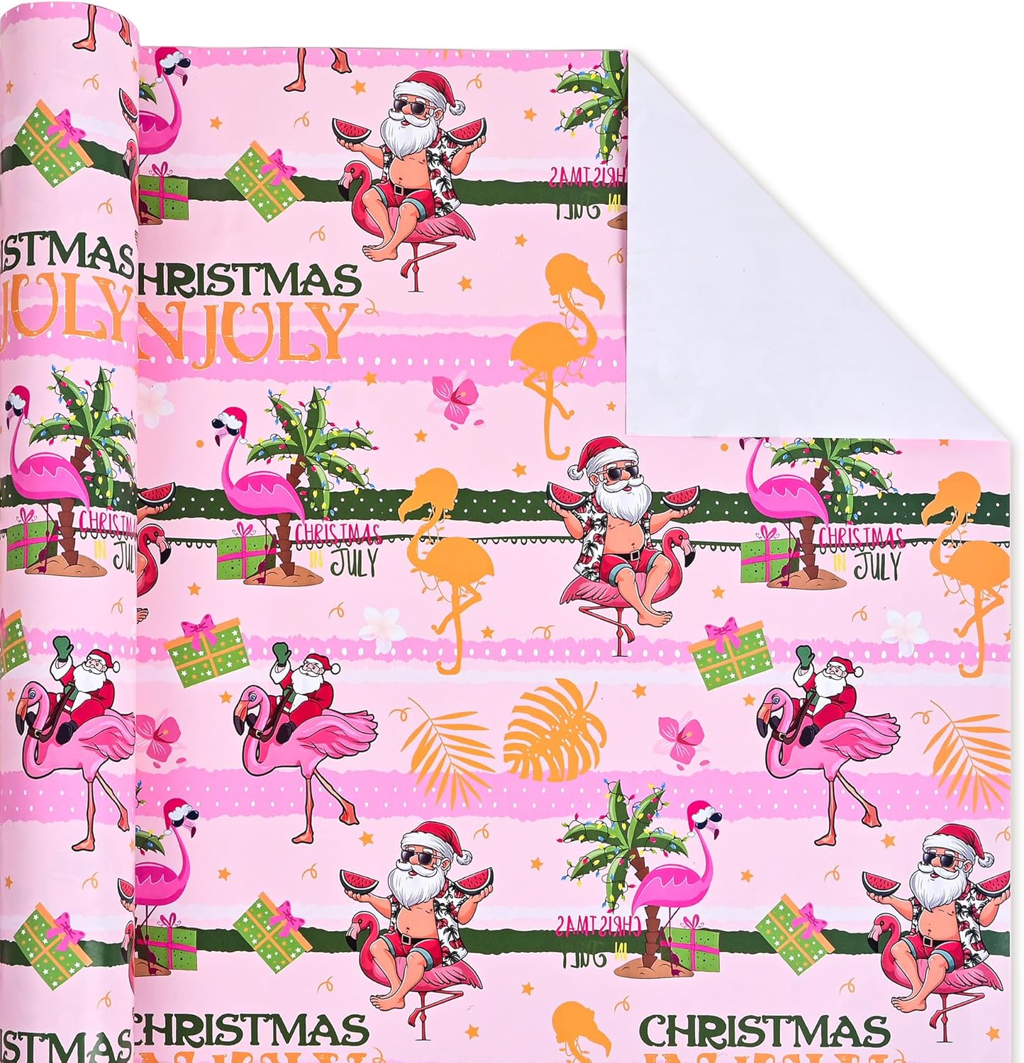 Lemon Wrapping Paper Roll - Yellow Lemon Leaves Floral Gift Wrap Design for Birthday Spring Summer Party Wedding Bridal Shower Total 28.5 sq.ft