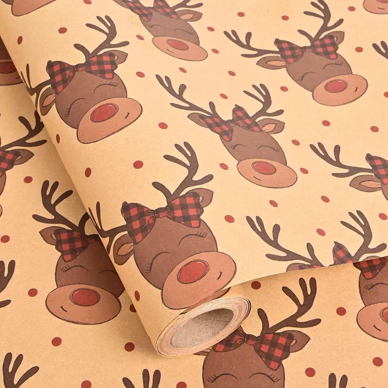 Lemon Wrapping Paper Roll - Yellow Lemon Leaves Floral Gift Wrap Design for Birthday Spring Summer Party Wedding Bridal Shower Total 28.5 sq.ft