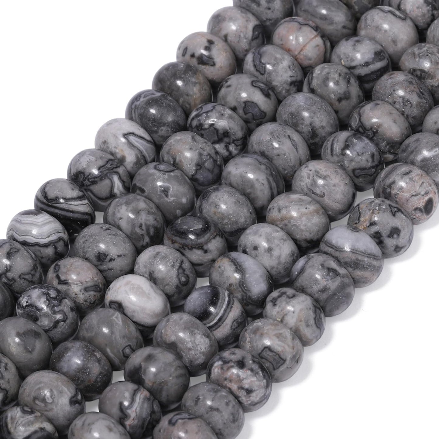 5x8mm Natural Green Lemon Jade Stone Rondelle Beads, 75PCS Spacer Round Loose Abacus Beads for Jewelry Making, Gemstone for Bracelet Necklace Earrings, Arts and Crafts - Colors D