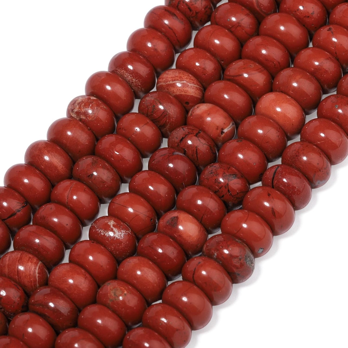 5x8mm Natural Green Lemon Jade Stone Rondelle Beads, 75PCS Spacer Round Loose Abacus Beads for Jewelry Making, Gemstone for Bracelet Necklace Earrings, Arts and Crafts - Colors D