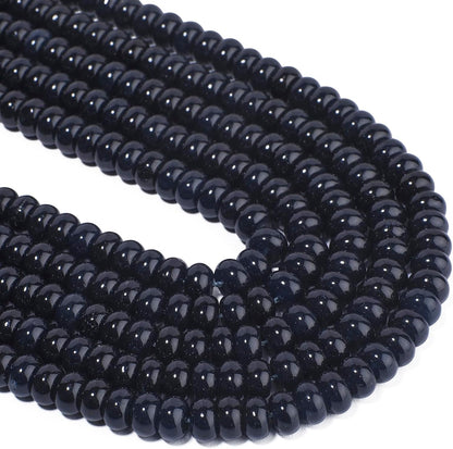 5x8mm Natural Green Lemon Jade Stone Rondelle Beads, 75PCS Spacer Round Loose Abacus Beads for Jewelry Making, Gemstone for Bracelet Necklace Earrings, Arts and Crafts - Colors D