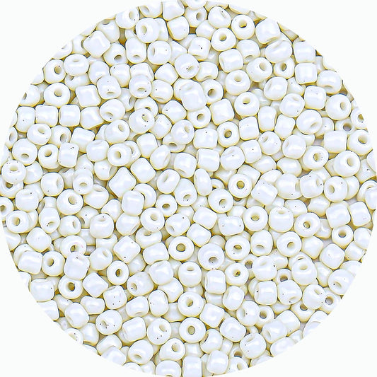 Legefo 4mm Glass Seed Beads Bulk, Yellow 6/0 Small Mini Pony Seed Beads, Tiny Round Craft Bead for Bracelet Necklace Wrist Jewelry Making Beading Weaving DIY Crafts Supplies, 1000pcs